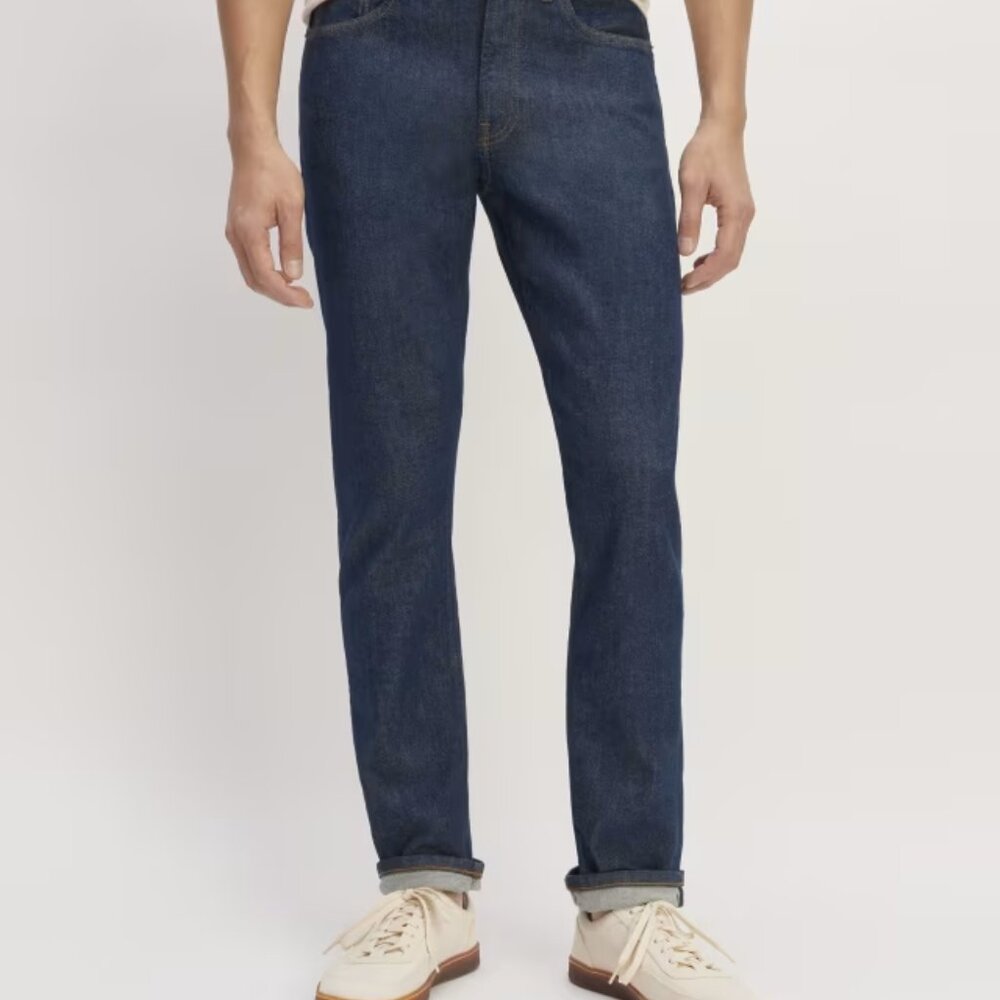 NWOT Everlane Slim-Fit Selvedge Jeans in Indigo Rinse 31x32